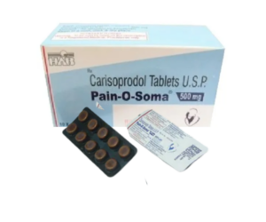 Pain-O-Soma-500mg with Carisoprodol (Soma)