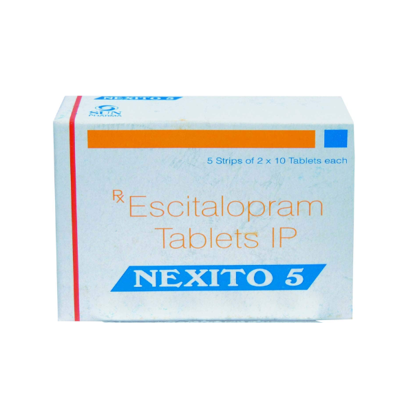 Nexito 5 Mg | Get 10 % off | safe4cure