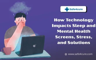 Screen time before bed affecting sleep and mental health