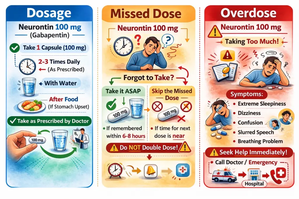 dosage of neurotin 100 mg